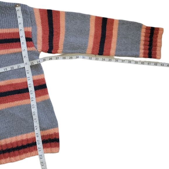 Nwot Urban Outfitters Bobby Striped Boyfriend Boxy Sweater L - Picture 7 of 10